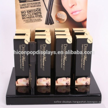 Counter Top Large Black Acrylic Eyelash Extension Display Case Cosmetic Shop Makeup Storage Box